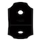 National Hardware National Hardware Hartley 3 in. H X 3 in. W X 3-1/4 in. D Black Steel Flat Corner Brace N800-001 - alternate 2